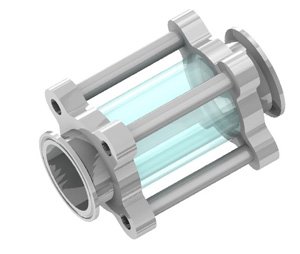 DOUGLASS flow sight glasses with 360°