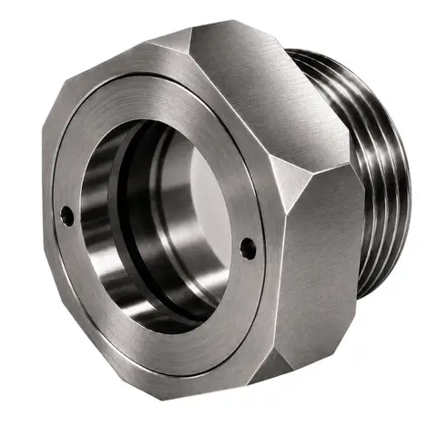 Oil Level Indicator Bulls Eye - Stainless Steel