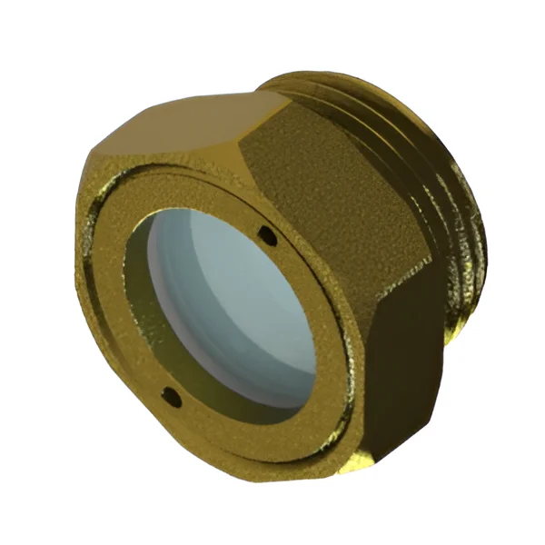 Oil Level Indicator Bulls Eye - Brass