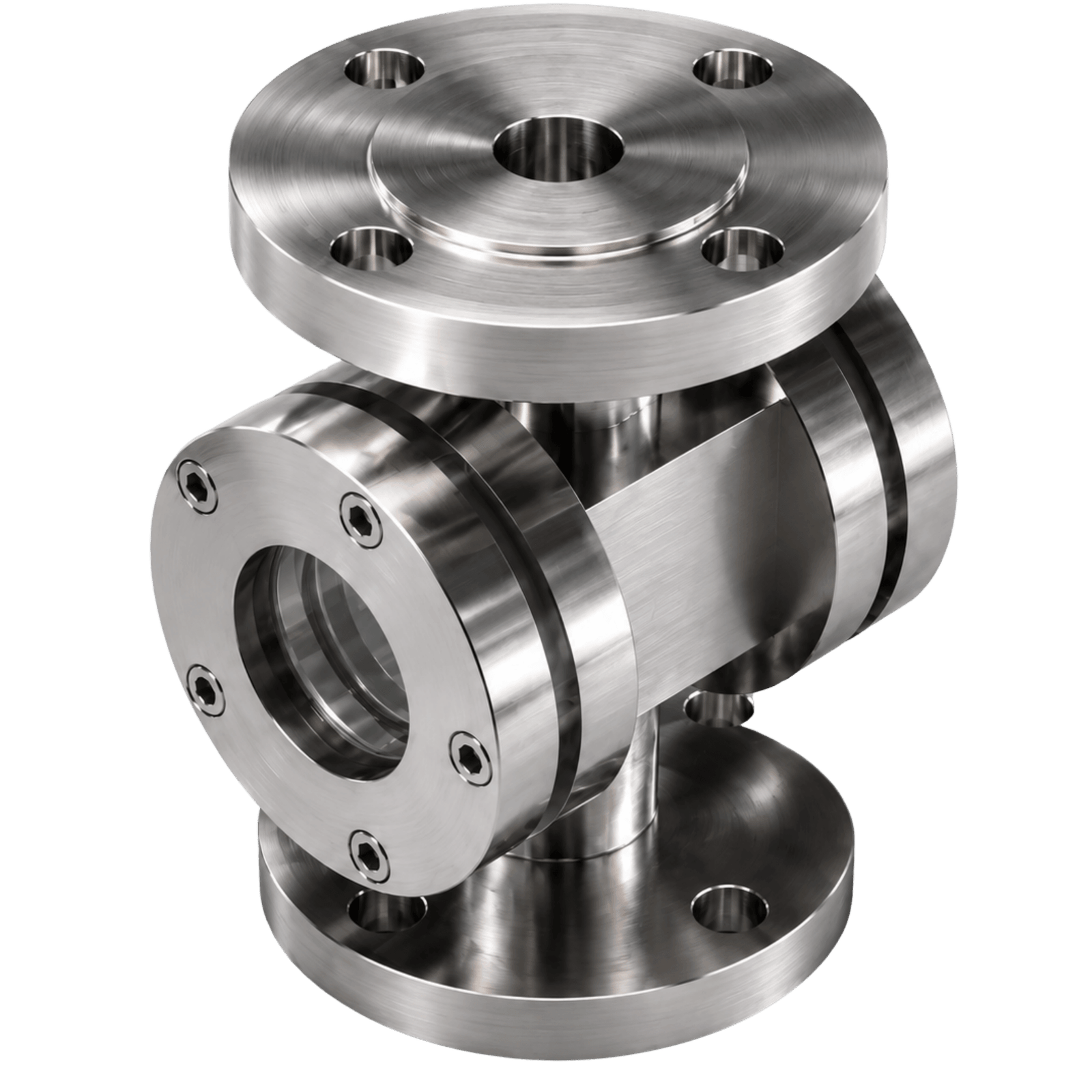 Flanged Double Window Sight Flow Indicator - High Pressure