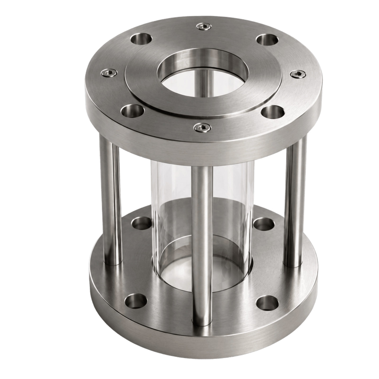 360° Full-View Flanged Connection