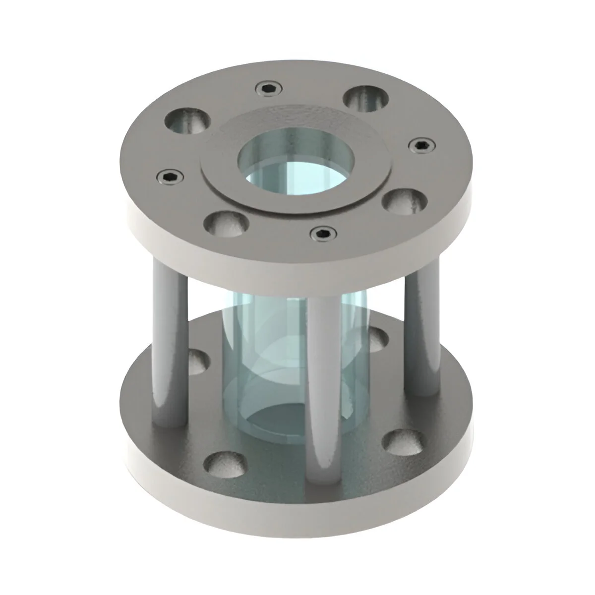 360° Full-View Flanged Connection