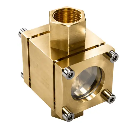 Threaded Double Window Brass