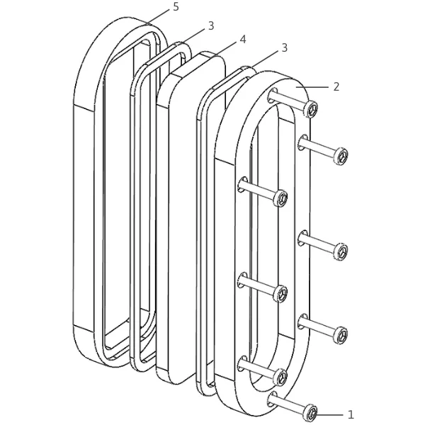 Weld To Tank Sight Glass ZW15 – Oval Design — parts diagram