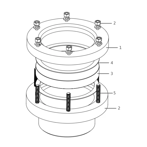 Weld To Tank Sight Glass ZW30 - Welding Neck — parts diagram