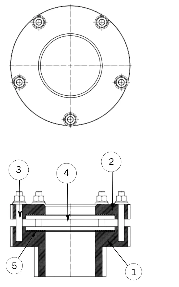 Weld To Tank Sight Glass ZW30 - Welding Neck — parts diagram