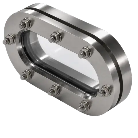 Weld To Tank Sight Glass ZW30 - Oval Design