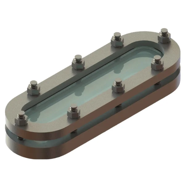 Weld To Tank Sight Glass ZW30 - Oval Design